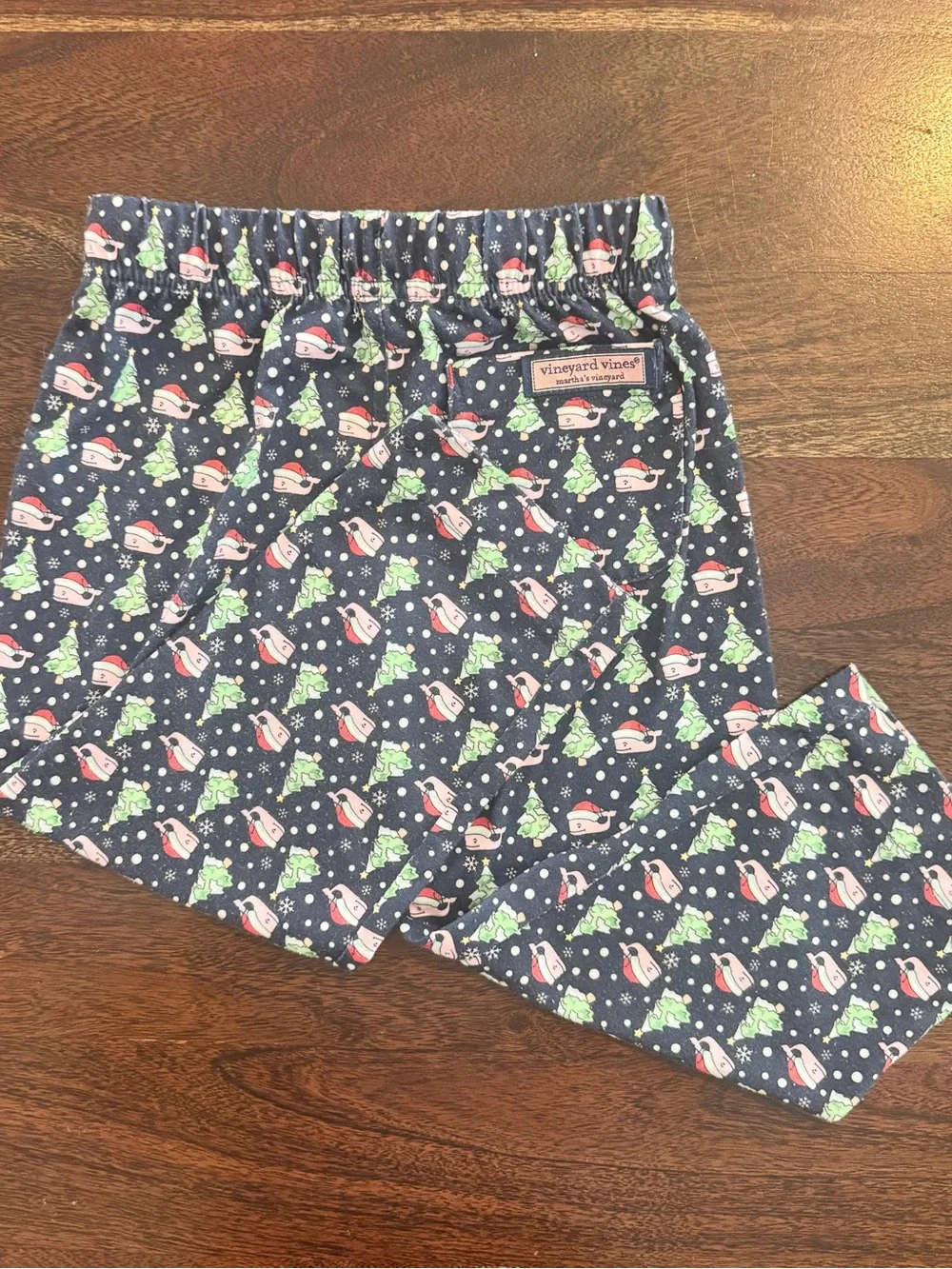 Vineyard Vines Navy Christmas Pajamas